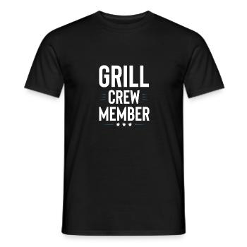 Grill Crew - Men's T-Shirt - black - Front - AI Model Male 178 light (178cm)
