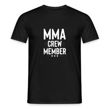 Mma Crew - Männer T-Shirt - Schwarz - Vorne - AI Model Male 178 light (178cm)