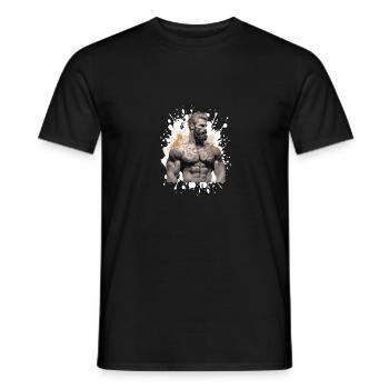 Fitness Homme Muscles Musculation - T-shirt homme - noir - Devant - AI Model Male 178 light (178cm)