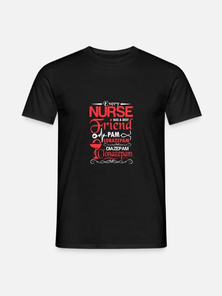 Infirmière infirmière infirmière - T-shirt homme - noir
