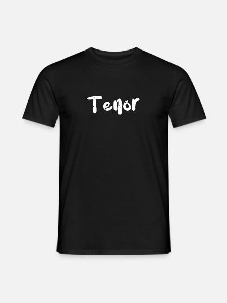 Tenor - Music - Men's T-Shirt - black