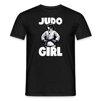 Judo Judo Gift Judoka - Men's T-Shirt - black - Front - AI Model Male 178 light (178cm)