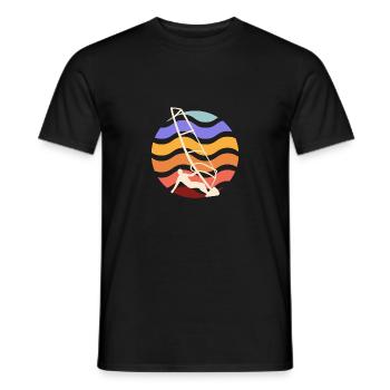 Surf Plage Surf Surf Été Amoureux de la mer - T-shirt homme - noir - Devant - AI Model Male 178 light (178cm)
