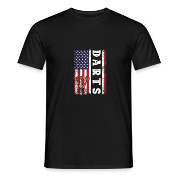 Pool ist meine Therapie Billardspieler Snooker-Lie - Männer T-Shirt - Schwarz - Vorne - AI Model Male 178 light (178cm)