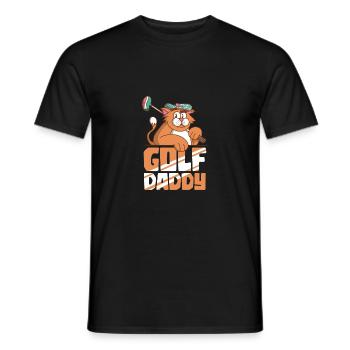 Funny Golf Golfer Sport Fun Lovers - Men's T-Shirt - black - Front - AI Model Male 178 light (178cm)