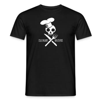 Chef Cuisinier - T-shirt homme - noir - Devant - AI Model Male 178 light (178cm)