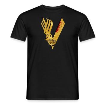 viking - T-shirt homme - noir - Devant - AI Model Male 178 light (178cm)