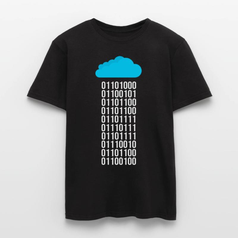 Programmierer Informatiker Binär Code Coder Männer T-Shirt