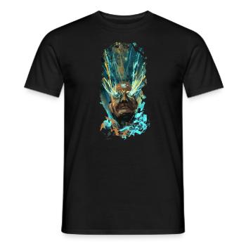 Star Child - Street Style - Männer T-Shirt - Schwarz - Vorne - AI Model Male 178 light (178cm)