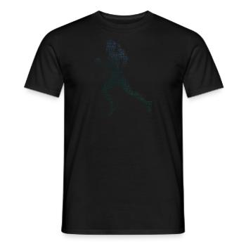 Joggen Jogging Running Cross Country Running - Men's T-Shirt - black - Front - AI Model Male 178 light (178cm)