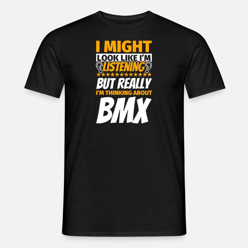 BMX lustiges Geschenk - Männer T-Shirt - Schwarz