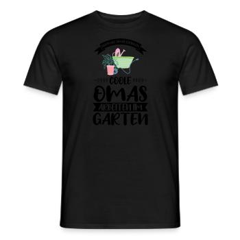 Garten Oma Gartenliebhaber Geschenk - Männer T-Shirt - Schwarz - Vorne - AI Model Male 178 light (178cm)