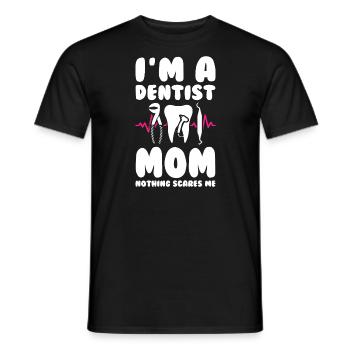 Dentist Mom - Männer T-Shirt - Schwarz - Vorne - AI Model Male 178 light (178cm)