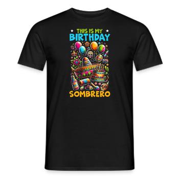 Drôle Cinco De Mayo Mexique - T-shirt homme - noir - Devant - AI Model Male 178 light (178cm)