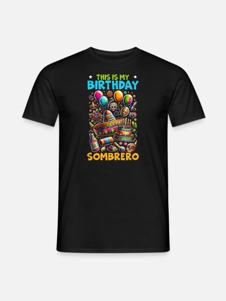 Funny Cinco De Mayo Mexico - Men's T-Shirt - black