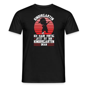 Abschied Kindergarten Krabellgruppe beendet Gesche - Männer T-Shirt - Schwarz - Vorne - AI Model Male 178 light (178cm)
