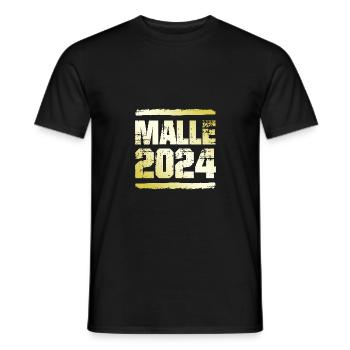 Malle 2024 Or - T-shirt homme - noir - Devant - AI Model Male 178 light (178cm)