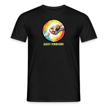 Opa Enkel Geburtstag Großvater Geburt 10 - Männer T-Shirt - Schwarz - Vorne - AI Model Male 178 light (178cm)