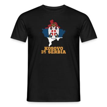 Belgrade Serbian Serbia Serbian Srbija Yugoslavija - Männer T-Shirt - Schwarz - Vorne - AI Model Male 178 light (178cm)