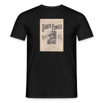 Baden-Powell - Männer T-Shirt - Schwarz - Vorne - AI Model Male 178 light (178cm)