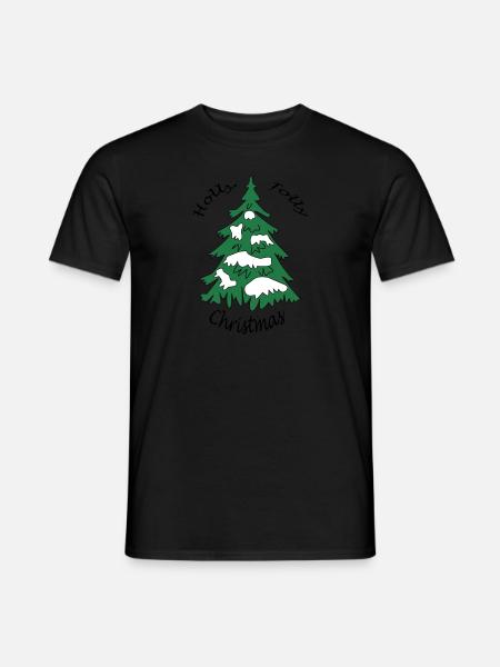 Holly Jolly Christmas - Men's T-Shirt - black
