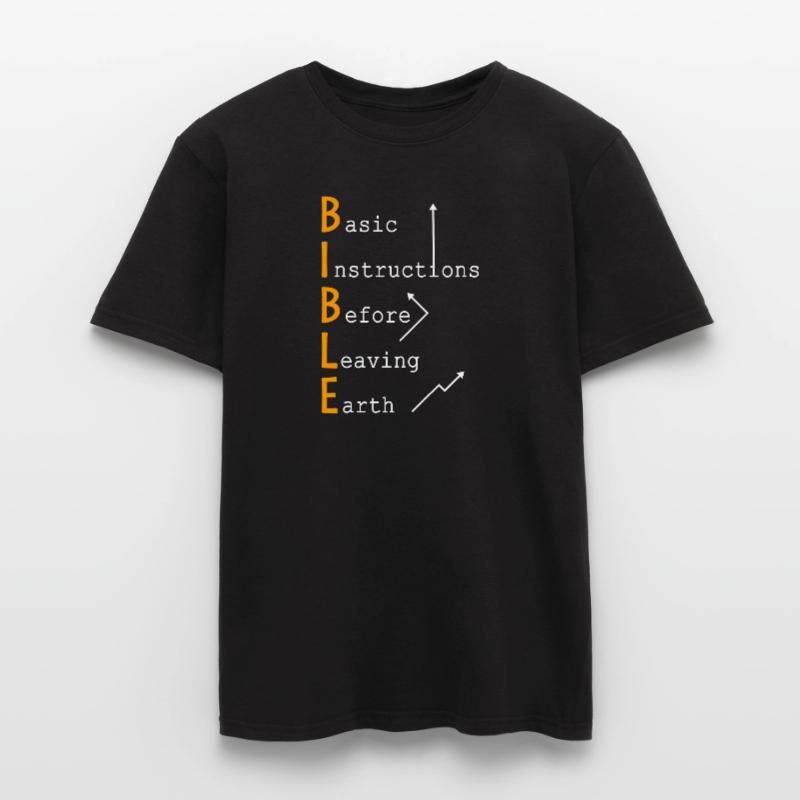 BIBLE - Basic Instructions Before Leaving Earth Men’s T-shirt