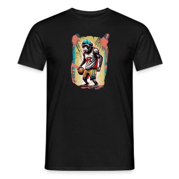 IMG 1529 - Männer T-Shirt - Schwarz - Vorne - AI Model Male 178 light (178cm)