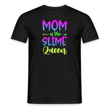 Mom of the Slime queen - Men's T-Shirt - black - Front - AI Model Male 178 light (178cm)
