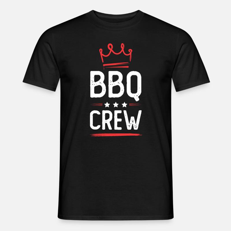 Bbq Crew - Männer T-Shirt - Schwarz
