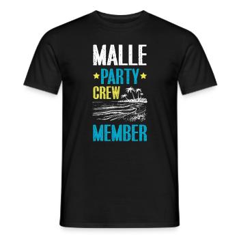 Équipage de Malle Party - T-shirt homme - noir - Devant - AI Model Male 178 light (178cm)