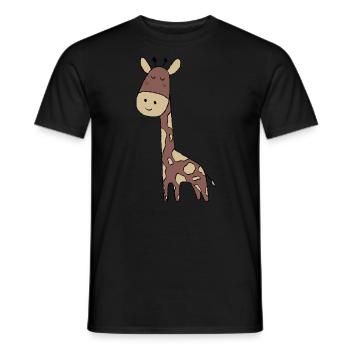 Girafe - T-shirt homme - noir - Devant - AI Model Male 178 light (178cm)