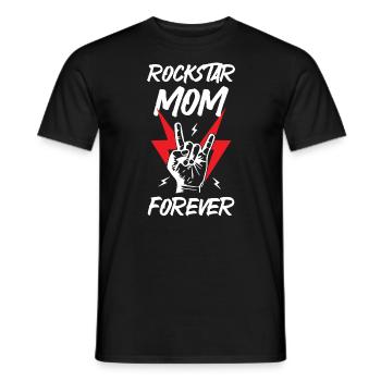 Rockstars Maman pour toujours - T-shirt homme - noir - Devant - AI Model Male 178 light (178cm)