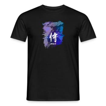 samouraï - T-shirt homme - noir - Devant - AI Model Male 178 light (178cm)