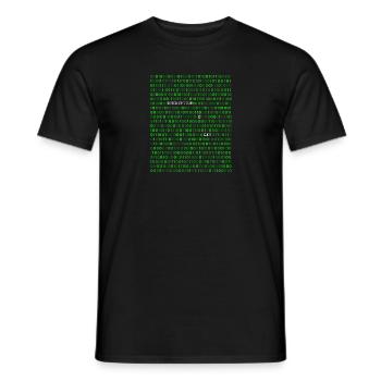Informatiker Nerd Geschenk Programming Geek - Männer T-Shirt - Schwarz - Vorne - AI Model Male 178 light (178cm)