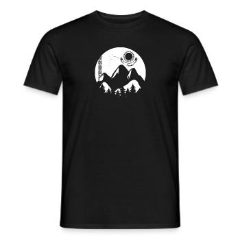 Ornement Drapeau Cadeau Kazakhstan République - T-shirt homme - noir - Devant - AI Model Male 178 light (178cm)