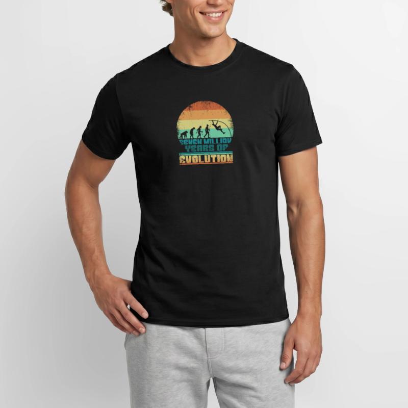 Idée cadeau De Saut à la perche Evolution 005-189 T-shirt homme