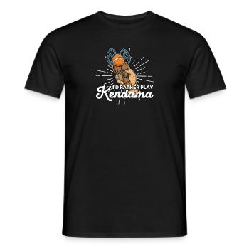 Kendama Toys Japan Kids Japanese - Men's T-Shirt - black - Front - AI Model Male 178 light (178cm)