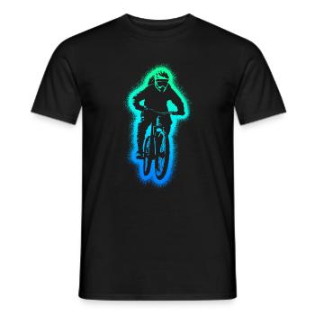 VTT VTT VTT Biker Enfants VTT Garçons - T-shirt homme - noir - Devant - AI Model Male 178 light (178cm)