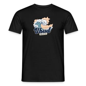 Barong Surfer Board Water Sports Indonesia - Men's T-Shirt - black - Front - AI Model Male 178 light (178cm)