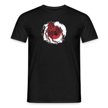 Japan Mythologie Jorogumo Spinne Frau Kultur - Männer T-Shirt - Schwarz - Vorne - AI Model Male 178 light (178cm)