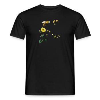 Rettet die Bienen, Save the Bees, Bienenzüchter - Männer T-Shirt - Schwarz - Vorne - AI Model Male 178 light (178cm)