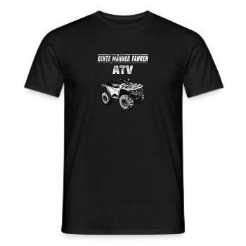 Bin schnell Schnecken checken - Lustiger Spruch - Männer T-Shirt - Schwarz - Vorne - AI Model Male 178 light (178cm)