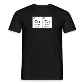 Coca Chimique - T-shirt homme - noir - Devant - AI Model Male 178 light (178cm)