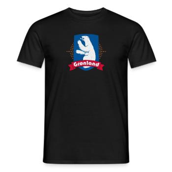 Grönland Dänemark Inuit Religion Thulemand - Männer T-Shirt - Schwarz - Vorne - AI Model Male 178 light (178cm)