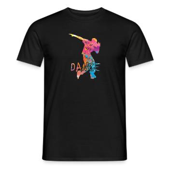 Sur le chemin, je dois danser les danseurs du parti - T-shirt homme - noir - Devant - AI Model Male 178 light (178cm)