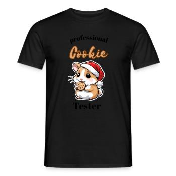 J’adore les biscuits ! - T-shirt homme - noir - Devant - AI Model Male 178 light (178cm)