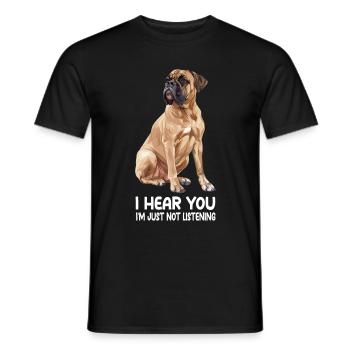 Bullmastif - T-shirt homme - noir - Devant - AI Model Male 178 light (178cm)