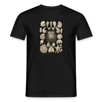 Ernst Haeckel -Thalamophora - Männer T-Shirt - Schwarz - Vorne - AI Model Male 178 light (178cm)
