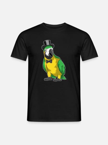 Parrot Groom Cylindre Mariage - T-shirt homme - noir