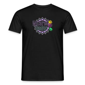 Macaroon Dessert Kekse Italien Geschenk - Männer T-Shirt - Schwarz - Vorne - AI Model Male 178 light (178cm)